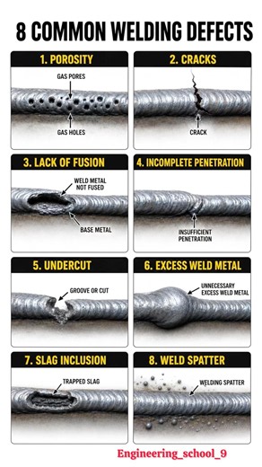 8 Common Welding Defects Explained: Causes, Identification & Prevention Guide ⚙️