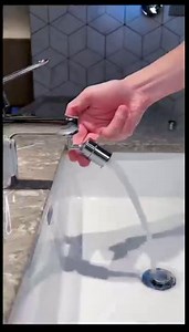 Bathroom Faucets Adapter,Universal 1 Inch Male Thread Faucet Extender for Bathroom Sink,720 Degree Swivel Sink Faucet Aerator,Stainless Steel Corner Faucet Sprayer Attachment Parts 21.5-23mm