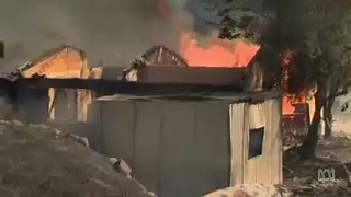 Firefighters tackle forest fire in Cyprus