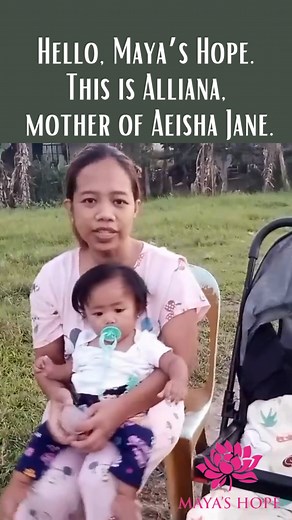 Aeisha is a 9-month-old baby, who was born with club foot and spina bifida. Spina bifida is a type of neural tube defect. When the neural tube doesn’t close all the way, the backbone that protects the spinal cord doesn’t form and close as it should. This often results in damage to the spinal cord and nerves. Baby Aeisha lives with her parents, sister, 2 grandparents, and teenage uncle. Seven people live in one household, and Alliana, Aeisha's mother, is solely responsible for managing it. Allian