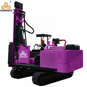 [Hot Item] Photovoltaic Solar Pile Drilling Rig Guardrail Installation Diesel Pile Driver Machine
