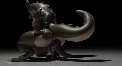 Deathclaw Spelunking by Pthalo