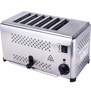 [Hot Item] CE Approved 6-Slice Bread Toaster with Automatic Pop-up