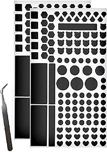 Light Dimming Stickers LED Sheet Stickers for Household Electrical Appliances Routers and Clocks 2pieces Blocking Light 80%