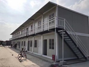 [Hot Item] Fast Install Detachable Steel Structure Prefab Modular Flat Pack Prefabricated Container House for Office Building/Dormitory