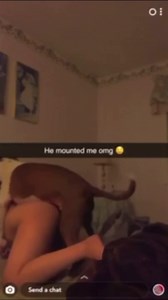 My girl takes her dogs knot raw