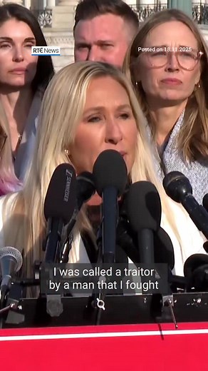 Republican congresswoman Marjorie Taylor Greene has hit out at her former ally US President Donald Trump after he called her a “traitor”, turning the accusation back on him. Mr Trump has denounced Ms Taylor Greene for her persistent criticism of how the party has dealt with files on the late sex offender Jeffrey Epstein. Ms Taylor Greene has been one of a select number of congressional Republicans who has pushed for their release, and has vocally supported the Epstein survivors. Link in bio to r
