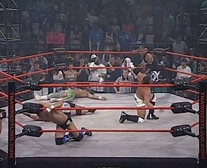 Kazarian destroys Christopher Daniels with an UNBELIEVABLE cutter from the truss at Victory Road 2007, available NOW on Global Wrestling Network. Ultimate X returns on January 6th at Homecoming! #IMPACTHomecoming #UXFlashback | TNA Wrestling