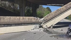 Partial bridge collapses in Chattanooga