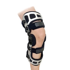 [Hot Item] Universal Medical Osteoarthritis Stabilizer Brace Hinge Knee Joint Support for Pain Relief OA Dual Upright Knee Brace