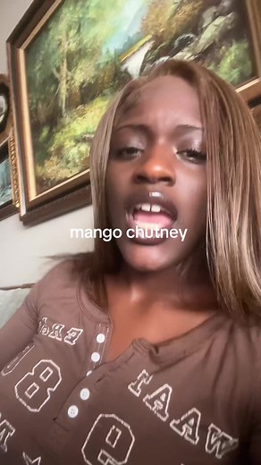 kyra (@purplemilkgirl)’s video of mango chutney