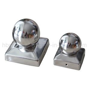 [Hot Item] Hot Sale Round Stainless Steel Fence Post Caps for Garden Decoration