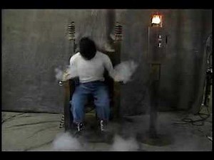 ANIMATRONIC Shake n Bake Electric Chair Prop for HALLOWEEN Haunted Attractions