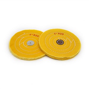 [Hot Item] 7*25 Cotton Buffing Cloth Wheel with Abrasive Grains for Polishing Tasks