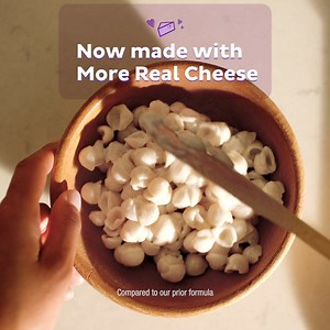 Just when everybunny thought Annie's Mac couldn't get any better– we added more real cheese into every bite!* Now that's ooey, gooey goodness served with confidence. *Compared to our prior recipe. | Annie's Homegrown