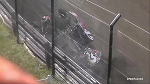 That was a nasty ride for Rusty Hickman So glad he was able to climb out and walk away! | Sprint Cars Only