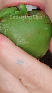 182K views · 5.7K reactions | ASMR Satisfying Eating Crunchy Honey Apple  #asmr #asmrcrunch #satisfyinglips | Satisfying Lips | Facebook