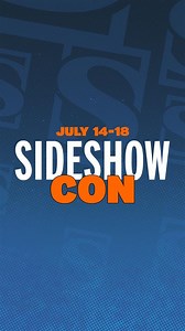 The con is on! Join us from Monday, July 14 – Friday, July 18, for Sideshow Con 2025! We're bringing you five days of livestreams, giveaways, announcements, and other surprises, so be sure to register now. A bonus of $5 in Rewards is waiting for you! #SideshowCon2025 #SideshowCon #Convention #Giveaway #PopCulture | Sideshow Collectibles