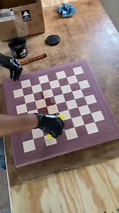 5.1K views · 31 reactions | Purple Heart and Maple Chess Board | PLAYA FLY | Facebook