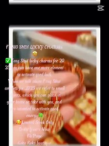 FENG SHUI LUCKY CHARMS 🤩 ✅Feng Shui lucky charms for 2025 you can have one more element to activate good luck. When we talk about Feng Shui amulets for 2025 we refer to small objects, which you can place in your home or take with you, and are intended to activate good energy🍀 🥰Limited Stock Only Order Yours Now Fb Page: Koko Koko boutique #fypシ゚viralシ #fypシ #foryoupageシ #japanfinds #viralpost2025シ | KOKO Boutique 2