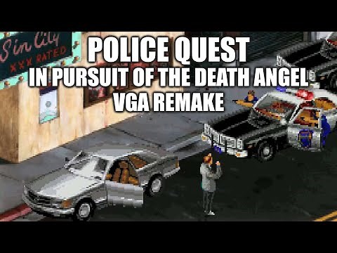 POLICE QUEST (VGA Remake) Adventure Game Gameplay Walkthrough - No Commentary Playthrough