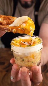 Bacon, cheese and mashed potatoes with a coddled egg 🥚 #neverskipeggday #breakfast | Josh Elkin