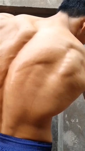 What A Back Muscular🫠 #fitness