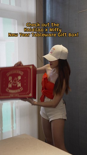 We are beyond excited to share our unboxing of the Haidilao x Miffy New Year Tableware Gift Box. Don't miss out on the chance to get your hands on the tableware gift box! Redeem now at selected Haidilao Outlets! #haidilao #unboxing #tableware #hotpot #miffy | Haidilao Singapore