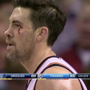 The grit, hustle, sacrifice and toughness of Nick Collison. #ThunderBasketball | Oklahoma City Thunder