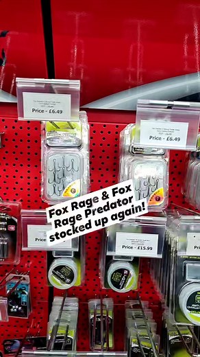 1.3K views · 19 reactions | Getting ready for the pike season! Fox gear stocked up again  | Fishing Tackle and Bait | Facebook