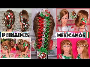PEINADOS MEXICANOS PARA FIESTAS PATRIAS