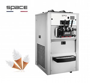 [Hot Item] Super Soft Serve Ice Cream Machine Countertop Three Nozzle Yogurt Maker with Air Pump