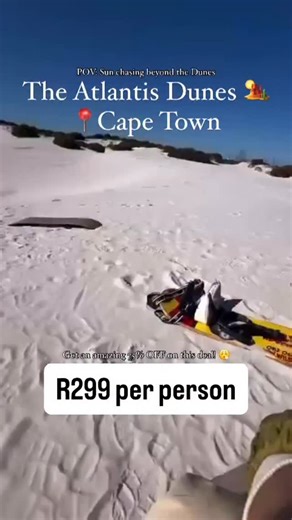 The best friend date you can find 🥹😍 in 📍Cape Town, send this to your group, trust us you will not stop laughing the entire day 😂 Sandboarding with FOMO and @wildxadv is now only R299 per person, was R1198, this is the best price you will find on the dunes! Glamboarding (you don’t have to walk up the hill😂) was R1598 now only R999 for two !! Comment: “Sandboarding” or “Glamboarding” and we will send you the direct link to this deal or get it on the FOMO app, or website www.fomosa.co.za 📹: 