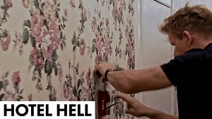 The shower curtain result was disgusting. #GordonRamsay #HotelHell | All in the Kitchen