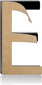 Amazon.com: 4 Inch Self Adhesive House Numbers, Black Acrylic House Address Letters and Numbers for Outside, Ideal for Garden, Mailboxes, Rooms, Apartments, Offices, and Hotels (E) : Tools & Home Improvement