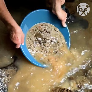 242K views · 649 reactions | Mining gold from stream sand | Crafty Panda | Facebook