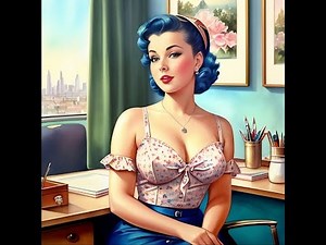 Secretaries - Outstanding Pinup Women