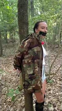 kidnapping in the woods #gagged #tied #bondage #tape #kidnapped