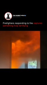 1M views · 27K reactions | Firefighters responding to fire captures something truly terrifying | The Rabbit Hole | Facebook