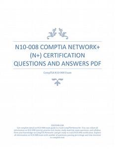 N10-008 CompTIA Network  (N ) Certification Questions and Answers PDF - SlideServe