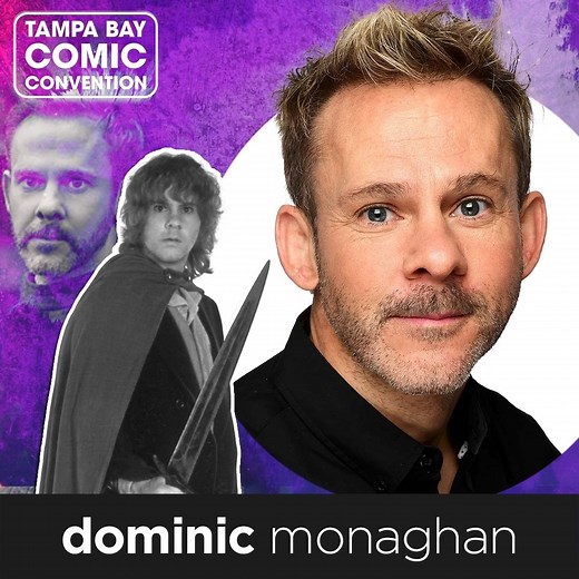 📣 Welcome Dominic Monaghan, Billy Boyd, Sean Astin, and Elijah Wood to #TampaBayComicConvention!! #Hobbits #LOTR | Tampa Bay Comic Convention