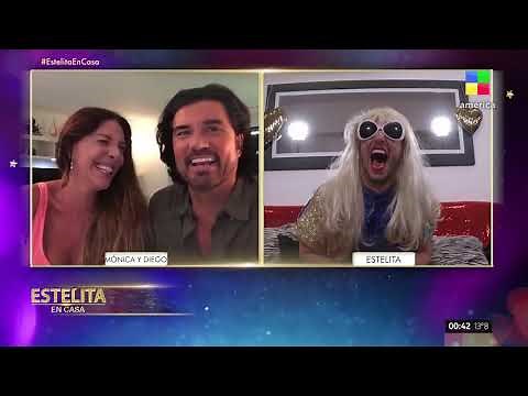 La pareja más 🔥 Mónica Ayos y Diego Olivera con Estelita