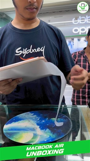 10K views · 33 reactions | Macbook Air m1 8/256 GB Gold Colour Happy Unboxing #macbookair #happycustomer | Cell Tech BD | Facebook