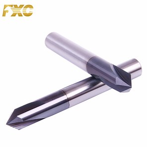 [Hot Item] Hot Sale Carbide 3 Flute Chamfer Cutter Router Bits for Metal with Coating