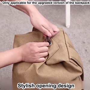Canvas Duffle Backpack 35L, Military Duffel Bag, Large Capacity Travel Climbing Bag, Gym Bag Top Load Backpack for Outdoor Sports, Black
