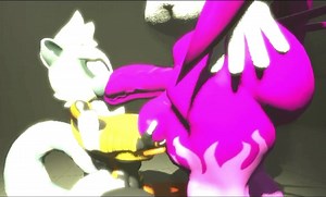 [Megaswitchsfm] Wave & Amy Rose tagteam Tangle