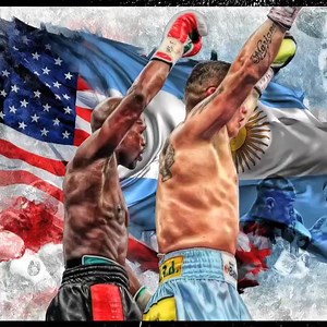 And the winner is. Play to find out the winner of our #MayhemArt contest and thanks to all who participated & voted. cc: Mayweather Promotions Golden Boy Boxing | All the Smoke Boxing