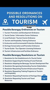 49K views · 380 reactions |  TOURISM-RELATED RESOLUTIONS 1....