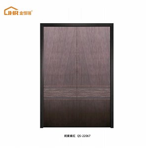 [Hot Item] House Front Door Double Main Door Grill Design Wrought Iron Door