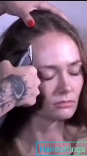 Forced Headshave by Girl Friend